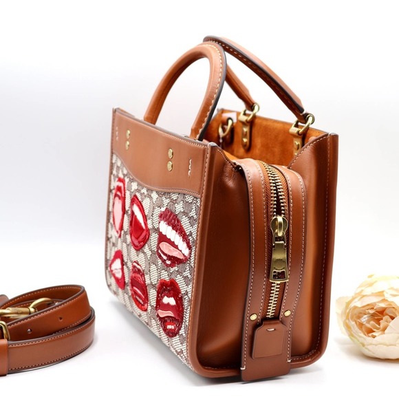 NWT AUTHENTIC Coach X Tom Wesselmann Rogue 25 In Signature Textile Jacquard - Picture 4 of 10